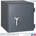 Office Data Star 115 Cassaforte Per Dati ignifuga - (228 nastri LTO) - Grado di test antieffrazione S2 / test antincendio 60 min
