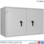 Paper Star Light 60 Cassaforte Documenti - 28 Raccoglitori - Test Antifurto S2 / Test Incendio 30 min