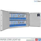 Paper Star Light 60 Cassaforte Documenti - 28 Raccoglitori - Test Antifurto S2 / Test Incendio 30 min