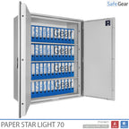 Paper Star Light 70 Cassaforte Documenti - 56 Raccoglitori - Test Antifurto S2 / Test Incendio 30 min