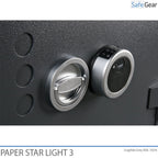 Paper Star Light 3 Cassaforte Ignifuga - 5 Raccoglitori - Test Antifurto Grado S2 / Test Incendio 30 min