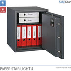Paper Star Light 4 Cassaforte Ignifuga - 7 Raccoglitori - Test Antifurto Grado S2 / Test Incendio 30 min