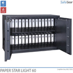 Paper Star Light 60 Cassaforte Documenti - 28 Raccoglitori - Test Antifurto S2 / Test Incendio 30 min