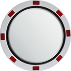 Traffic Mirror - Stainless Steel - Round - 60 cm