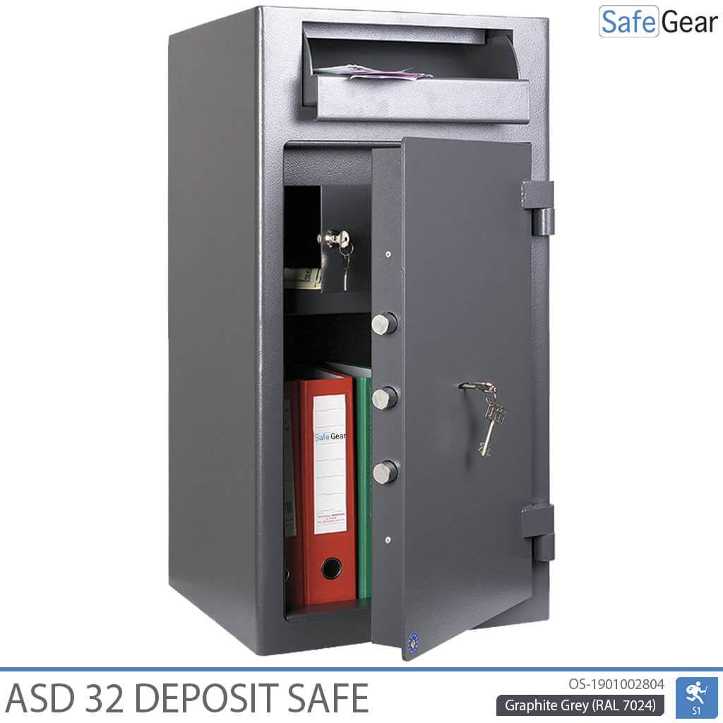 ASD 32 Cassaforte Deposito (155 L) - Classe di test antieffrazione S1
