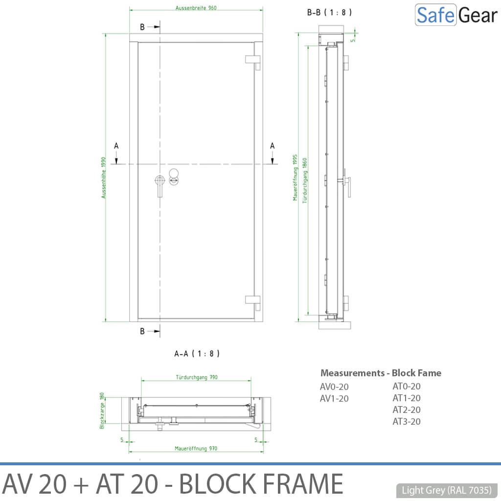 Porta Corazzata - AV1-20 - Grado 1