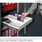 Data basket LTO tapes pull out drawer