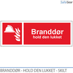 Fire door - Keep it closed - Sign - Plastic