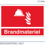 Attrezzatura antincendio - cartello - 210 x 297 mm - Vinile autoadesivo