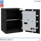 Brixia Uno 3 Cassaforte (66L) - Prova di scasso Classe I - Serratura a codice