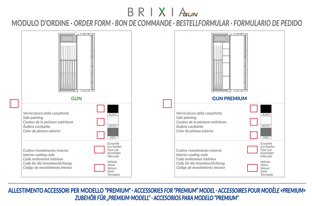 Cassaforte Per Armi Brixia - Test antieffrazione Grado I