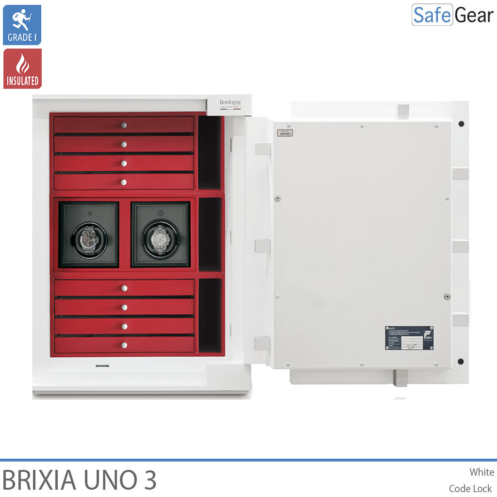 Brixia Uno 3 Cassaforte (66L) - Prova di scasso Classe I - Serratura a codice