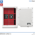 Brixia Uno 3 Cassaforte (66L) - Prova di scasso Classe I - Serratura a codice