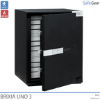 Brixia Uno 3 Cassaforte (66L) - Prova di scasso Classe I - Serratura a codice