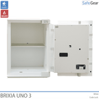 Brixia Uno 3 Cassaforte (66L) - Prova di scasso Classe I - Serratura a codice