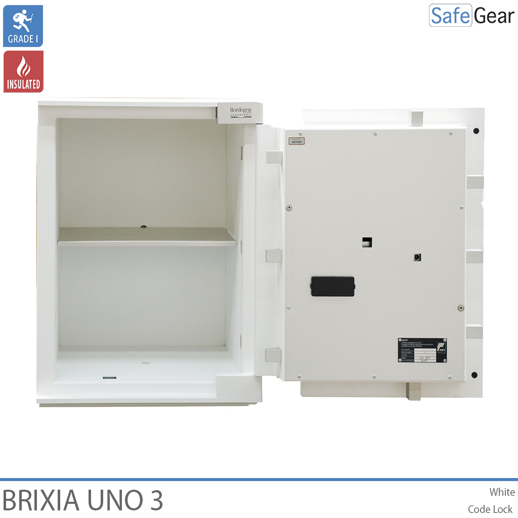 Brixia Uno 3 Cassaforte (66L) - Prova di scasso Classe I - Serratura a codice
