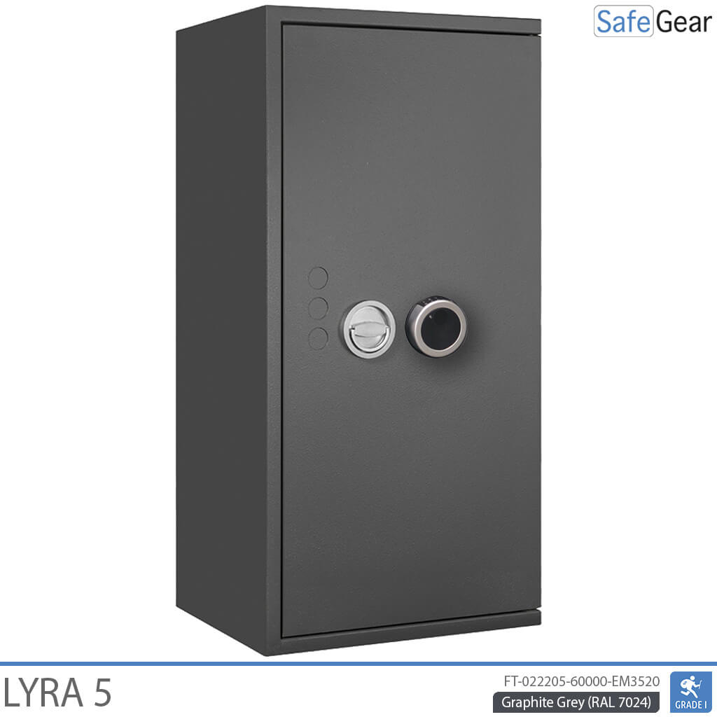 Lyra 5 - Cassaforte di sicurezza (109 Litri) - Test antieffrazione Grado 1