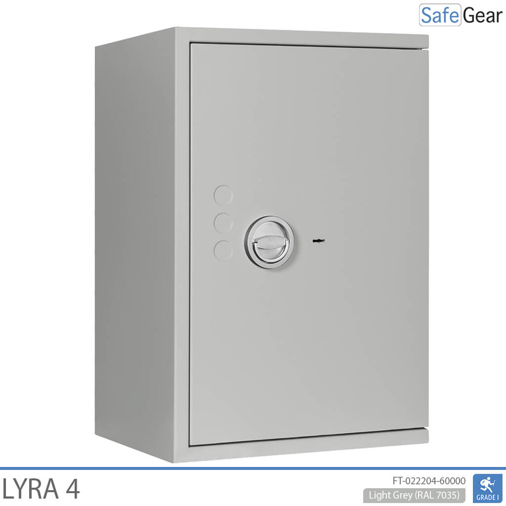 Lyra 4 - Cassaforte di sicurezza (84 Litri) - Test antieffrazione Grado 1