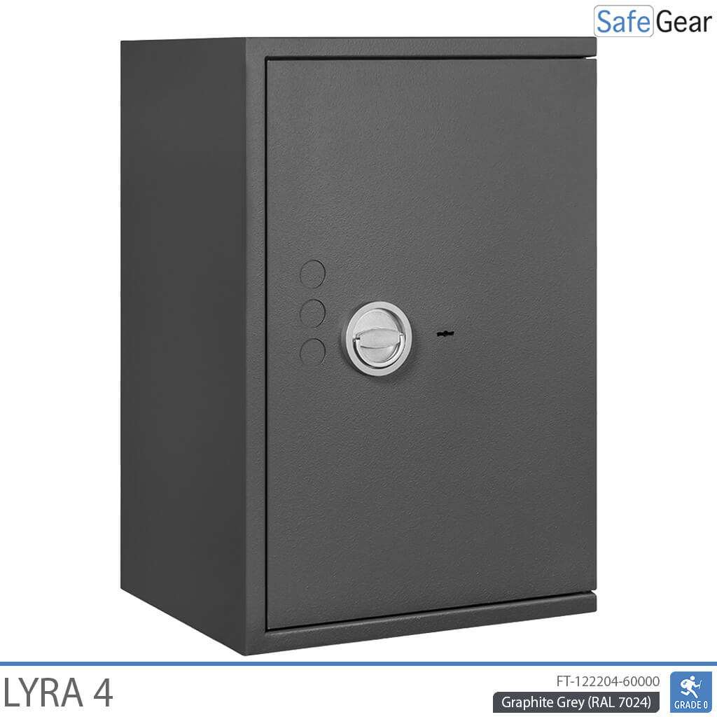 Lyra 4 - Cassaforte di sicurezza (84 Litri) - Test antieffrazione Grado 0