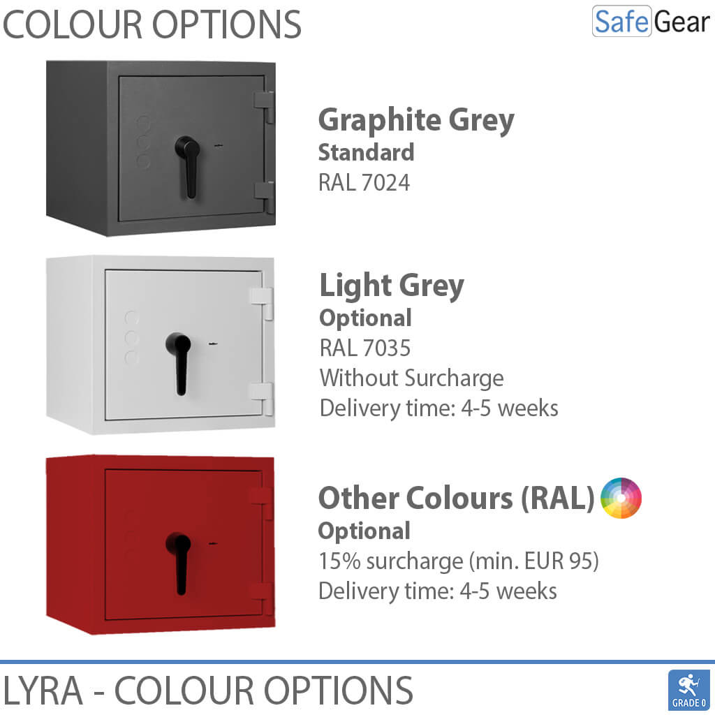 Lyra 18 - Cassaforte di sicurezza (341 Litri) - Test antieffrazione Grado 0