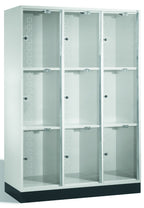 Series Intro - Bag cabinet - 9 compartments with acrylic doors