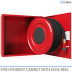 Fire cabinet with hose reel - 690x690x290 mm - PVC 30 m - 3/4'' (19mm)