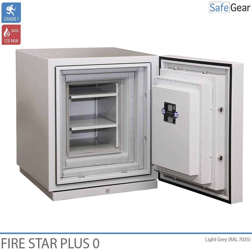 Fire Star Plus 0 Cassaforte Per Dati (44 LTO) - Test antieffrazione Grado I / Test antincendio 120 min