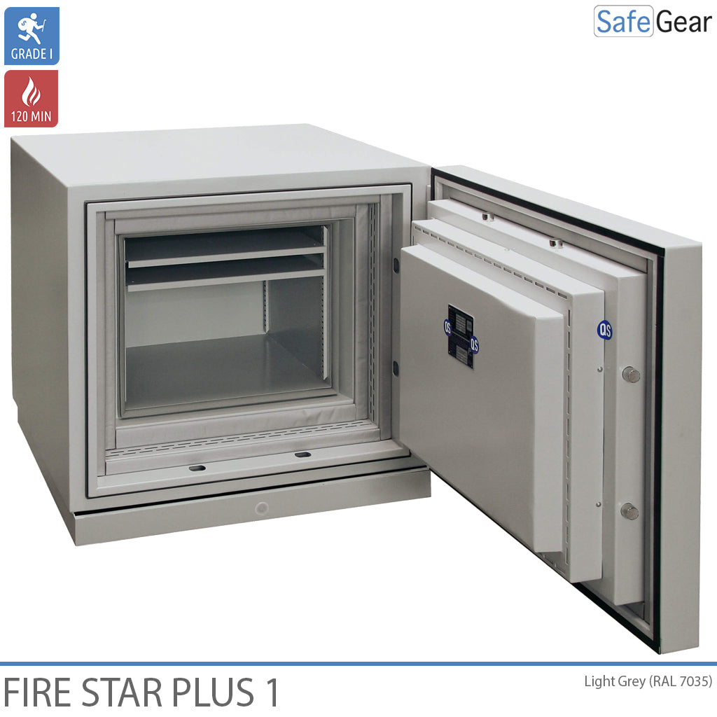 Fire Star Plus 1 Cassaforte Per Dati (84 LTO) - Test antieffrazione Grado I / Test antincendio 120 min