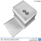 BT 300 Cassaforte da pavimento antieffrazione (72 L) - Test antieffrazione Grado 1