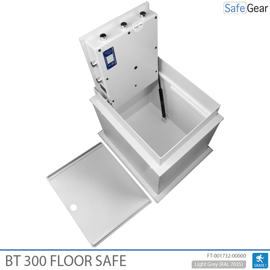 BT 300 Cassaforte da pavimento antieffrazione (72 L) - Test antieffrazione Grado 1