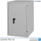 Gemini Pro 40 Cassaforte per farmacia (180 litri) - 4 cassetti - 2 ripiani - Test antieffrazione Grado I - Serratura a chiave