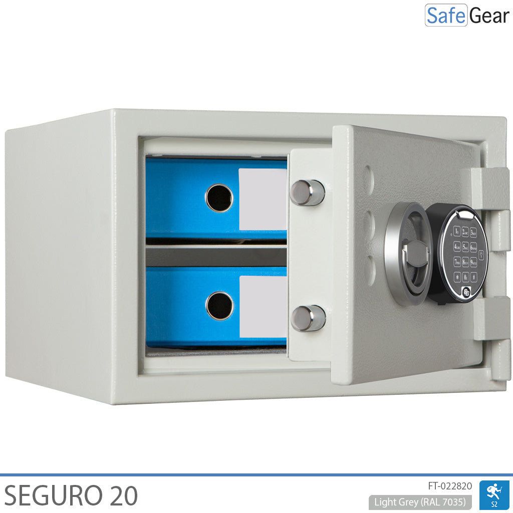 Seguro 20 - Cassaforte (19 litri) - Grado di resistenza ai furti S2