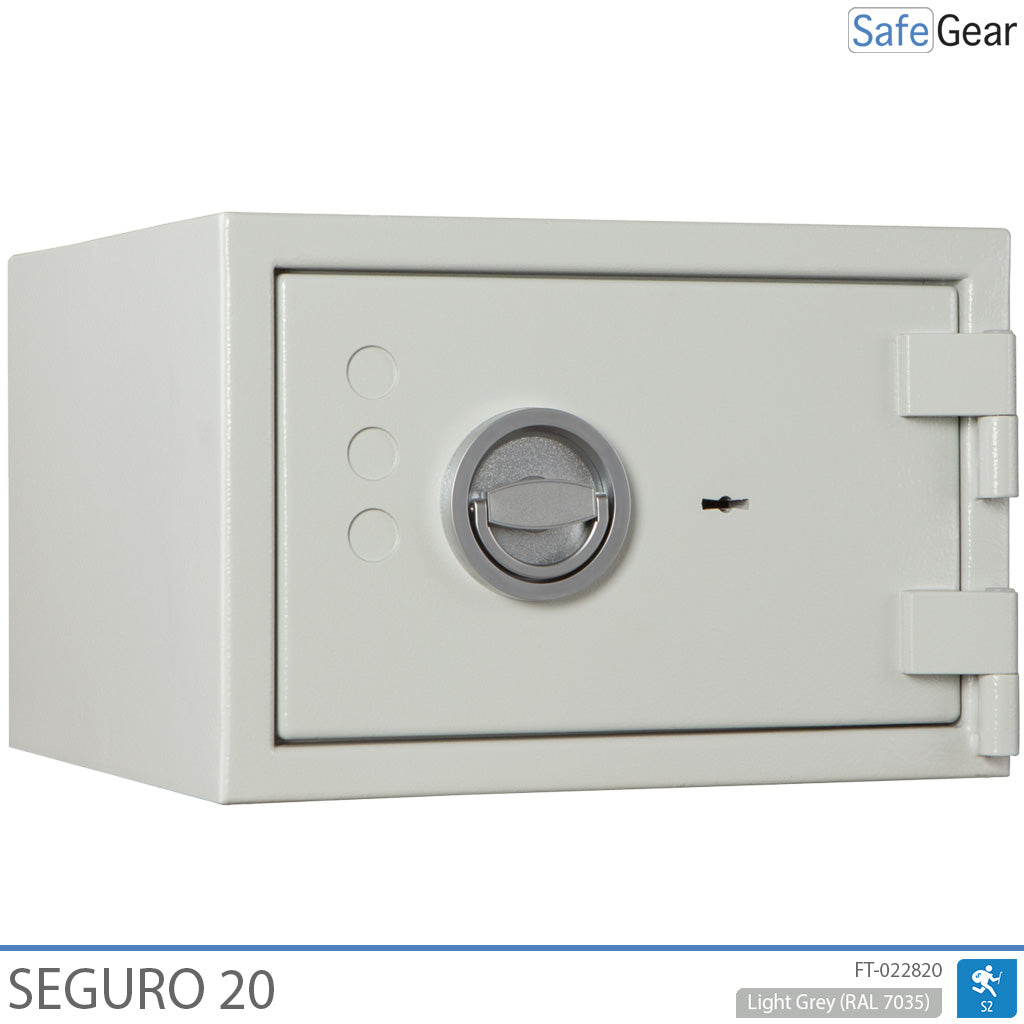 Seguro 20 - Cassaforte (19 litri) - Grado di resistenza ai furti S2