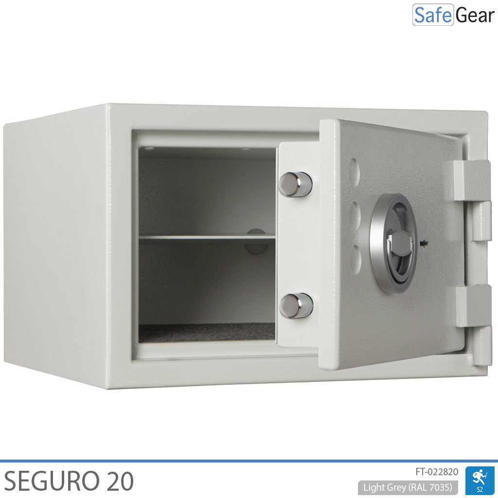 Seguro 20 - Cassaforte (19 litri) - Grado di resistenza ai furti S2