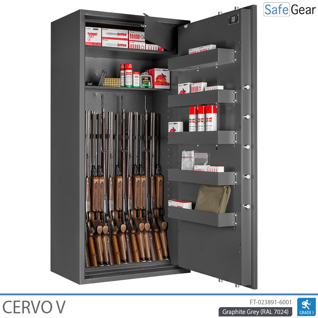 Cervo V - Armeria - (14 fucili) - Test antieffrazione Grado 1