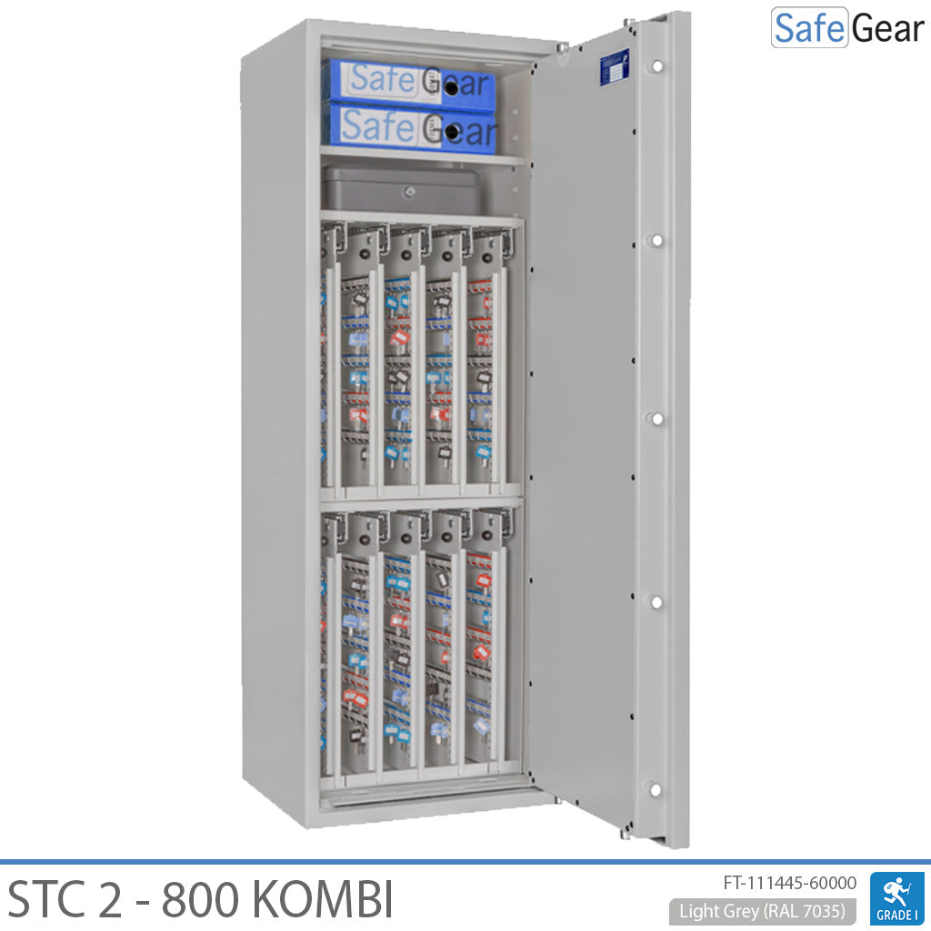 STC 2 - 800 Kombi - 800 chiavi (166 L) - Grado antieffrazione I - Serratura a chiave