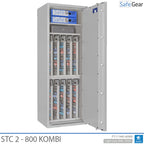 STC 2 - 800 Kombi - 800 chiavi (166 L) - Grado antieffrazione I - Serratura A Codice