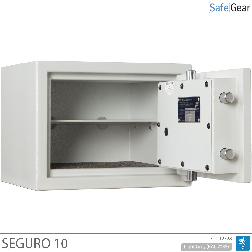 Seguro 10 - Cassaforte (11 Litri) - Grado di resistenza ai furti S2