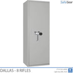 Dallas Gun Safe 8 Rifles - Grade 1 - Code Lock