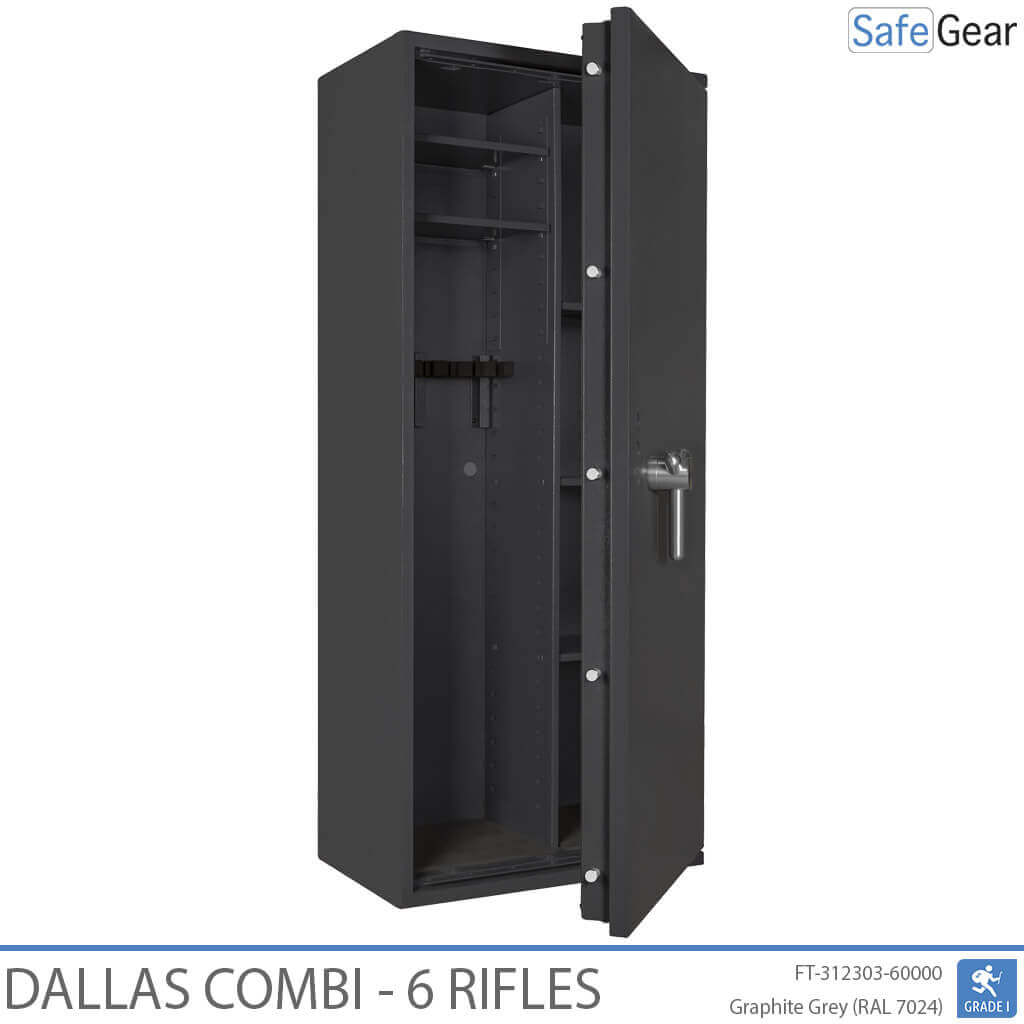 Dallas Combi - Cassaforte Per Armi (6 fucili) - Test antieffrazione Grado 1