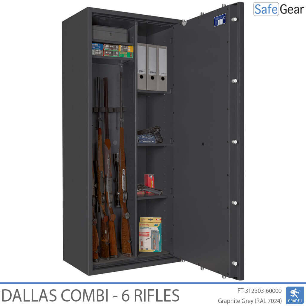 Dallas Combi - Cassaforte Per Armi (6 fucili) - Test antieffrazione Grado 1