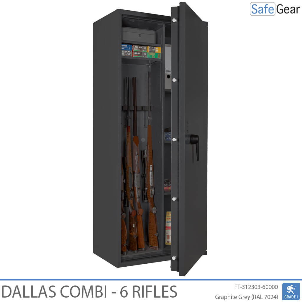 Dallas Combi - Cassaforte Per Armi (6 fucili) - Test antieffrazione Grado 1