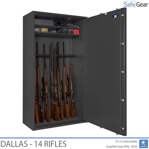 Dallas - Gun Safe (14 Rifles) - Burglary Test Grade 1