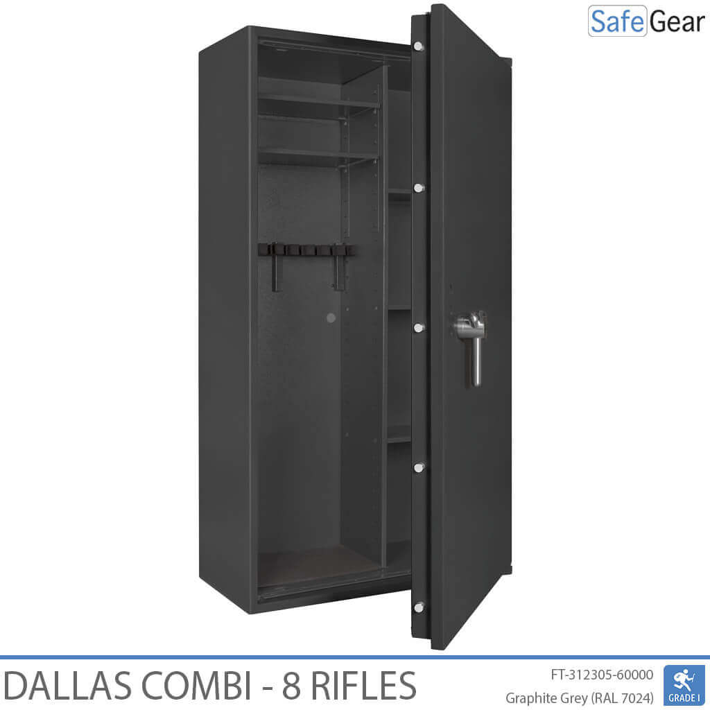 Dallas Combi - Cassaforte Per Armi (8 fucili) - Test antieffrazione Grado 1