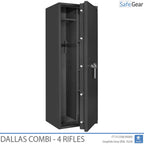 Dallas Combi - Cassaforte Per Armi (4 fucili) - Test antieffrazione Grado 1