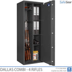 Dallas Combi - Cassaforte Per Armi (4 fucili) - Test antieffrazione Grado 1