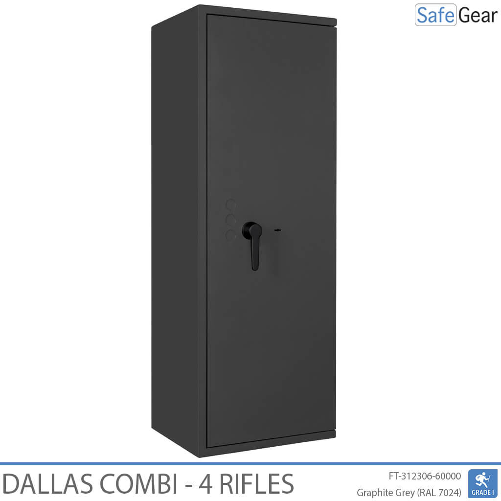 Dallas Combi - Cassaforte Per Armi (4 fucili) - Test antieffrazione Grado 1