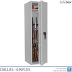 Dallas - Cassaforte Per Armi (6 fucili) - Test antieffrazione Grado 1