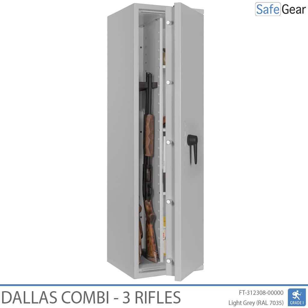 Dallas Combi - Cassaforte Per Armi (3 fucili) - Test antieffrazione Grado 1