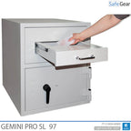 Gemini Pro SL 97 Cassaforte Deposito (119 L) - Test antieffrazione D-I - Serratura a codice con 9 codici utente